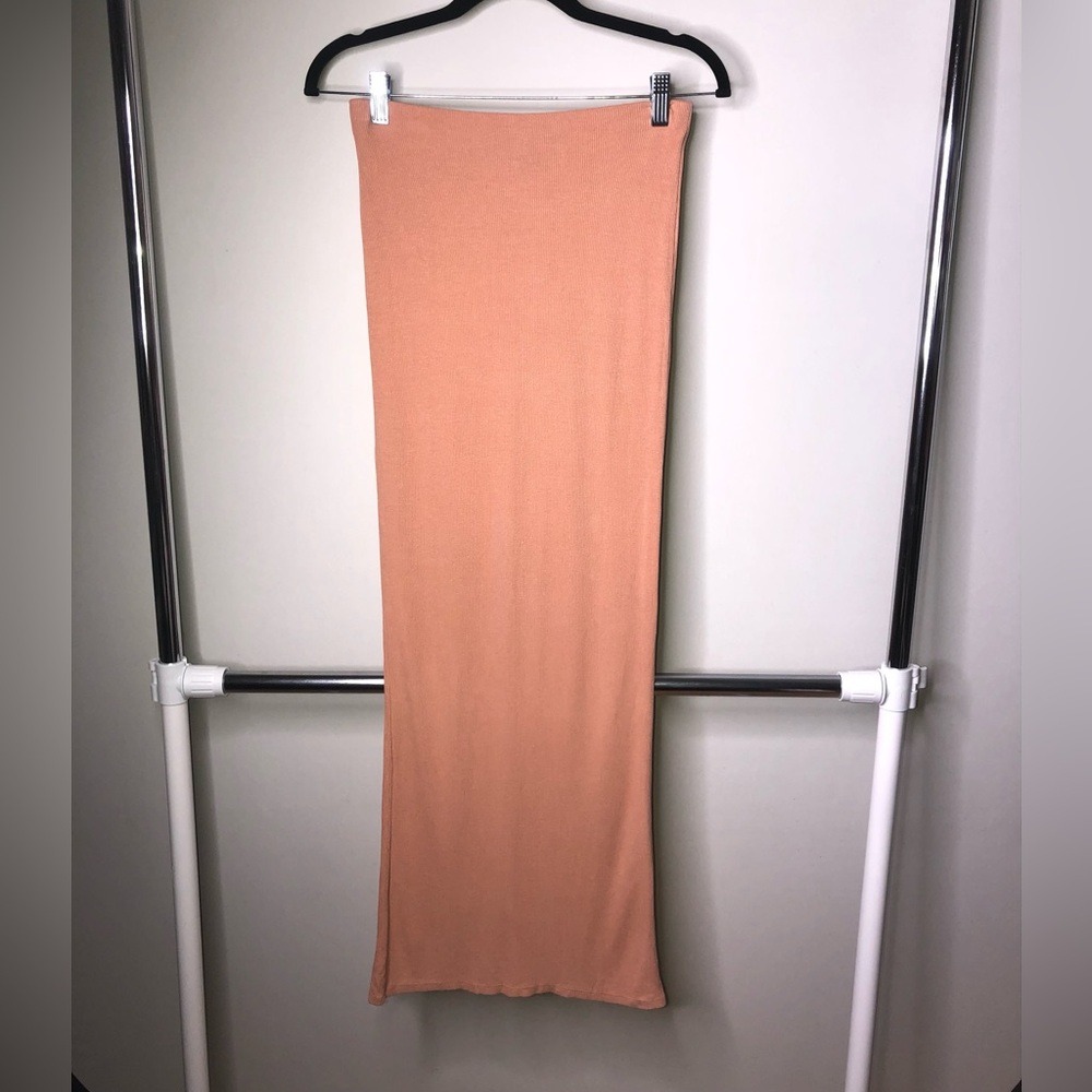 Forever 21 Peach (or Pinkish) Coral Bodycon Maxi Small Skirt